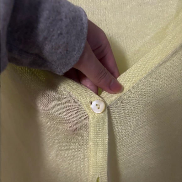 NWOT yellow jones cardigan - Picture 2 of 3